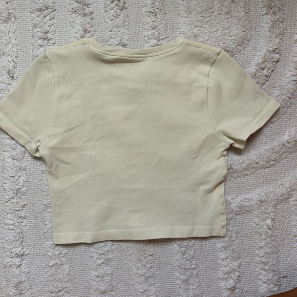 Cropped workout tee set - Picture 2 of 9